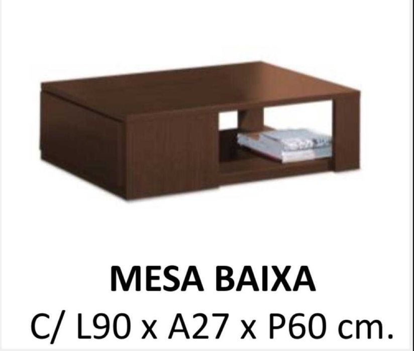 Mesa baixa de centro
