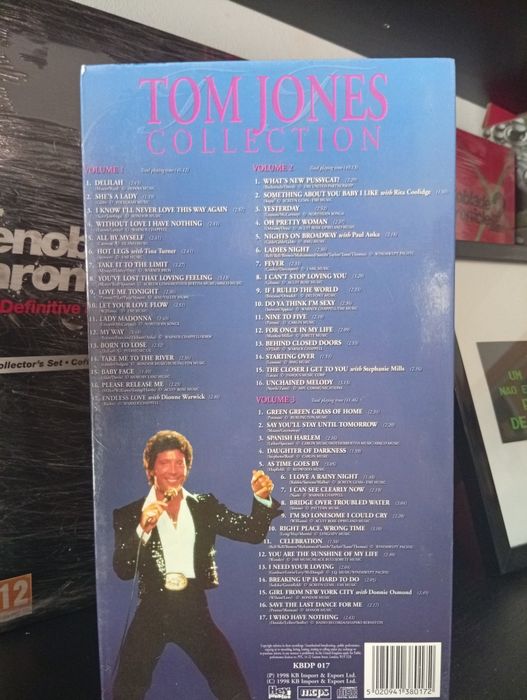 Tom Jones collection 3 CD box set ano 1998