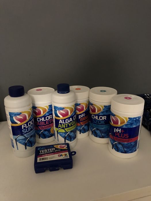 Basen ogrodowy intex+chemia+pompa+odkurzacz