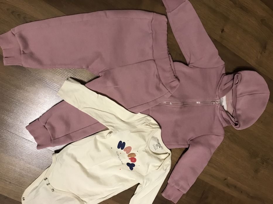 Костюм на флісі next, h&m р. 86 (2 шт)
