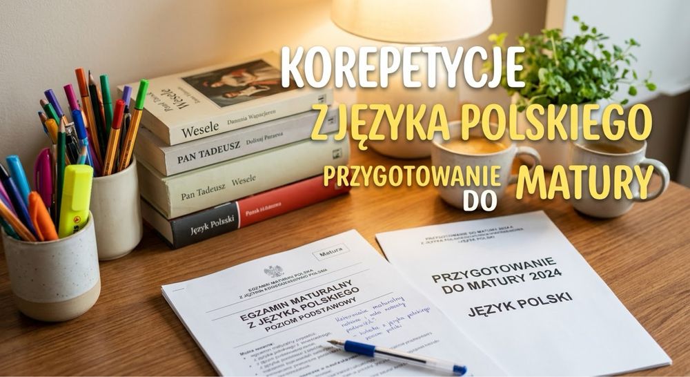Korepetycje z jezyka polskiego. Przygotowanie do matury.