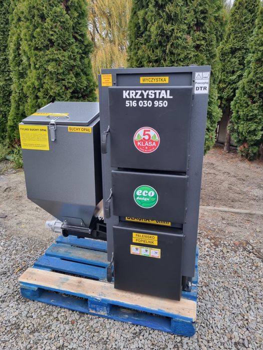 Kocioł Piec CO 25 kw EKOENERGIA KRZYSTAL do 180-220m 5klasa Ecodesign