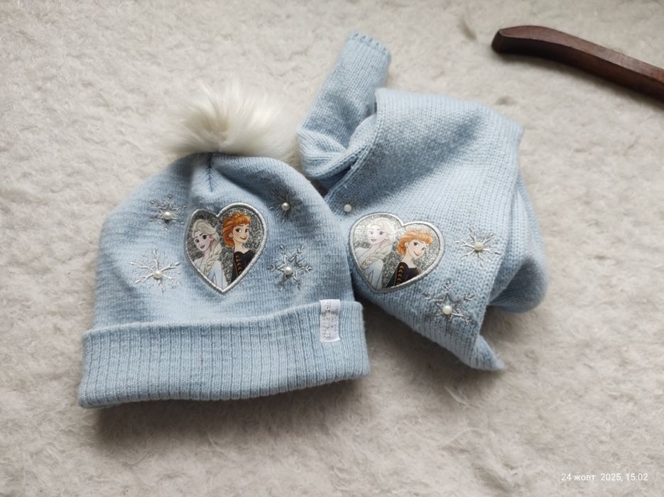 Дитячий набір шапка та шарф