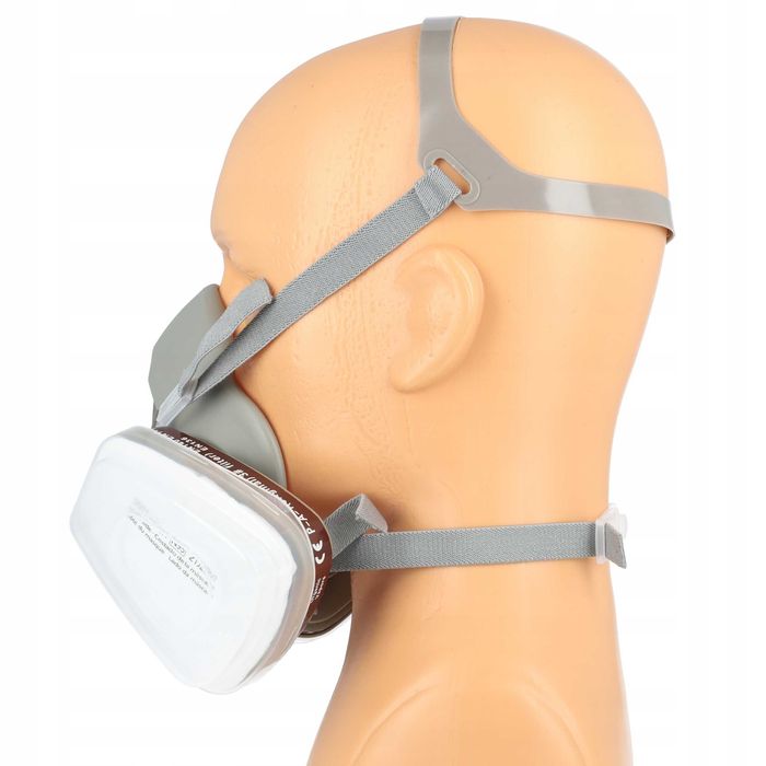 Maska lakiernicza półmaska ochronna 6200 z filtrami