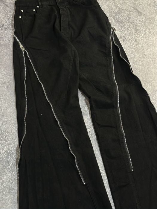 клеш Rick Owens bolan banana cut jeans opium archive джинси чорнi