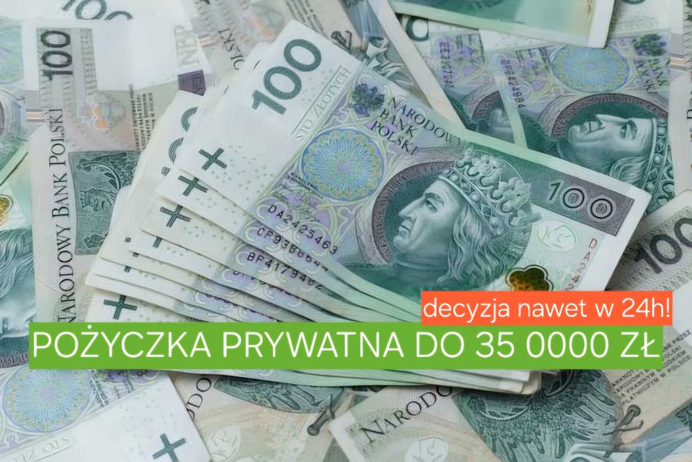 Kredyt Prywatny do 35 000 zł, Pożyczka bez BIK, KRD - DECYZJA W 24h!