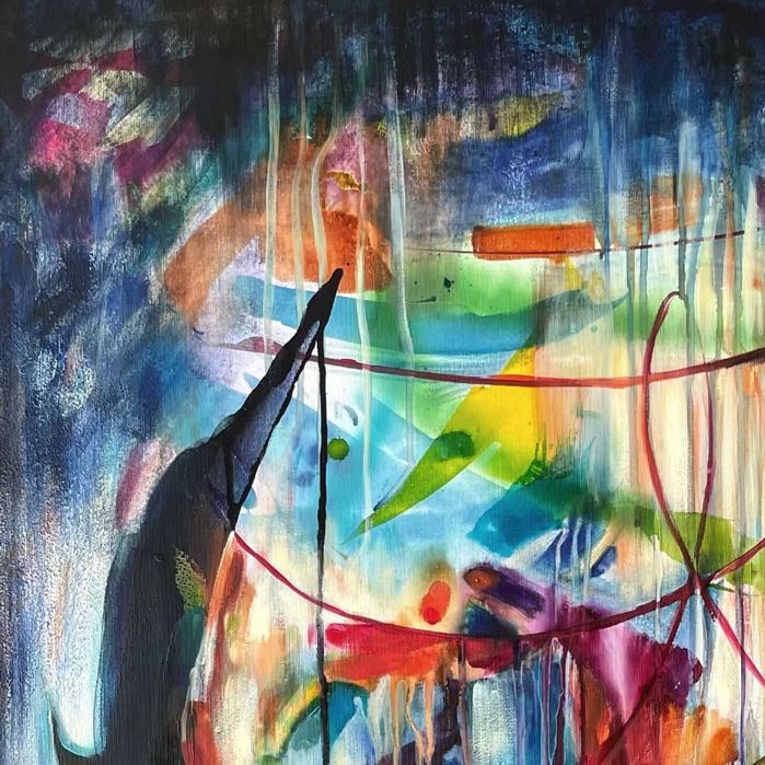 Obraz abstrakcyjny „Resistance”, 100×70 cm