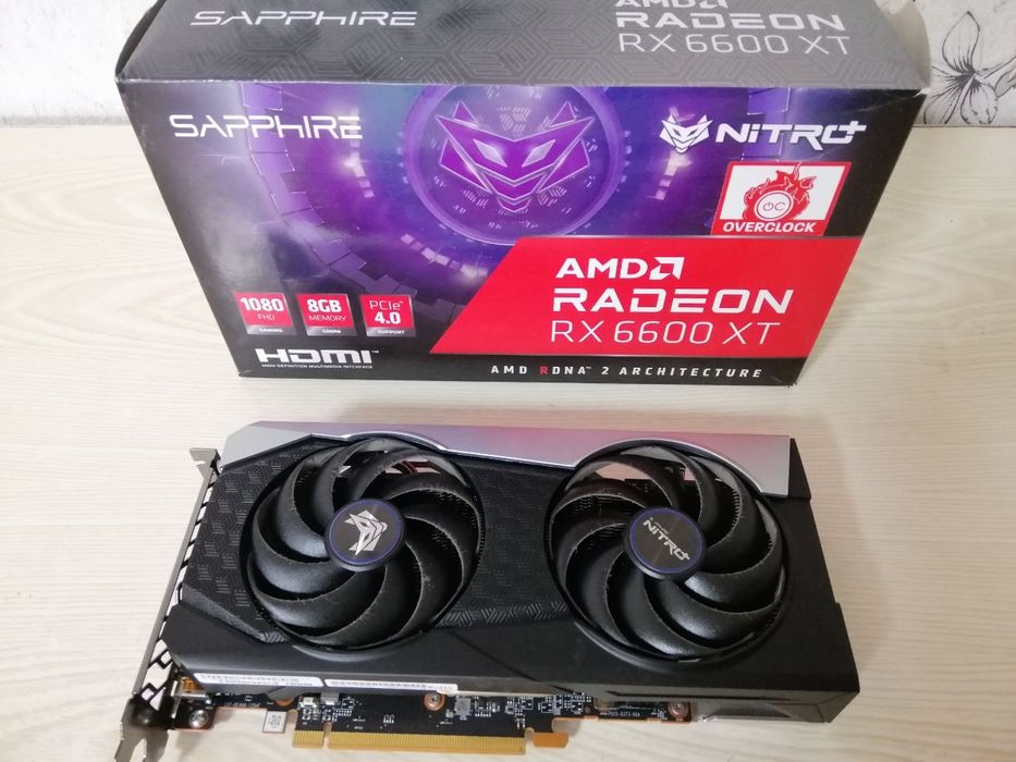 Видеокарта SAPPHIRE NITRO+ Radeon RX 6600 XT: 7 500 грн. - Комплектуючі ...