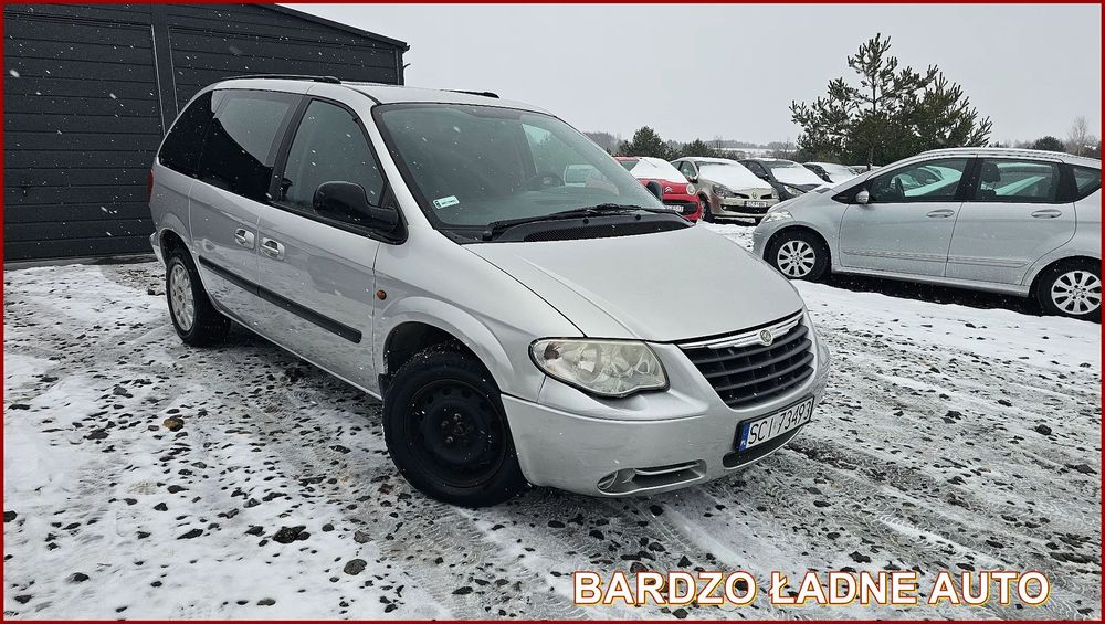 Chrysler Grand Voyager 2006 r 2.8 150 KM 7 Osobowy Klimatronik Opony Zimowe Bardzo Ładny HAK