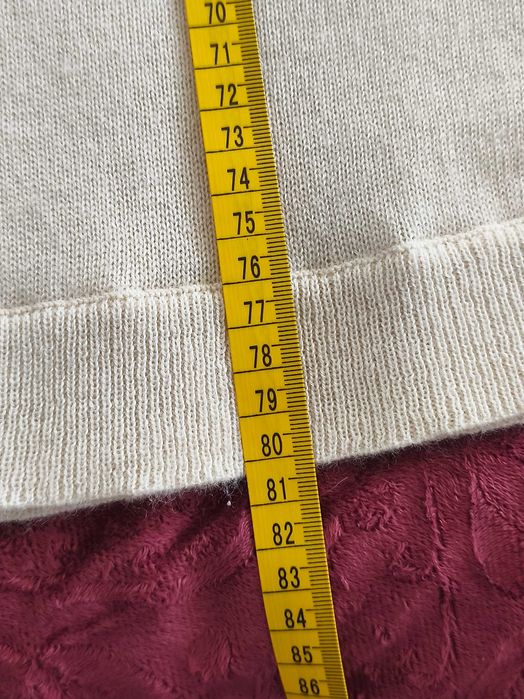 Wełna 100% kremowy sweter PartTwo