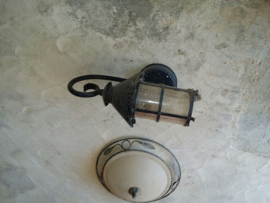 Candeeiros em ferro interiores
