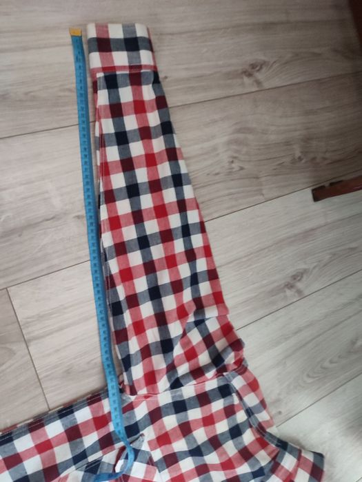 Koszula na długi rękaw męska w kratę (rozmiar L)