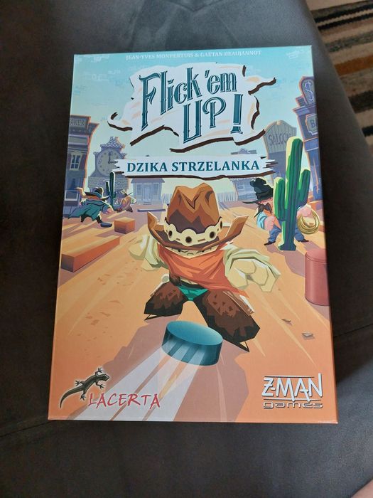 Flick'em UP! Dzika strzelanka Gra planszowa planszowka Lacerta