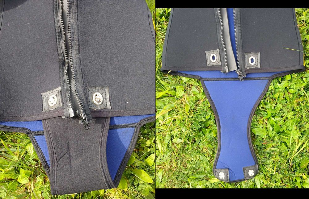 Fato 2pçs. CAMARO Áustria neoprene 8mm p/ mergulho / surf / caça subm.
