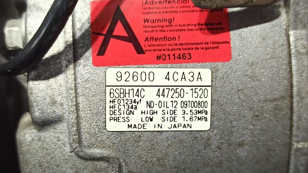 COMPRESSOR DE AR CONDICIONADO NISSAN X-TRAIL (T32) 360