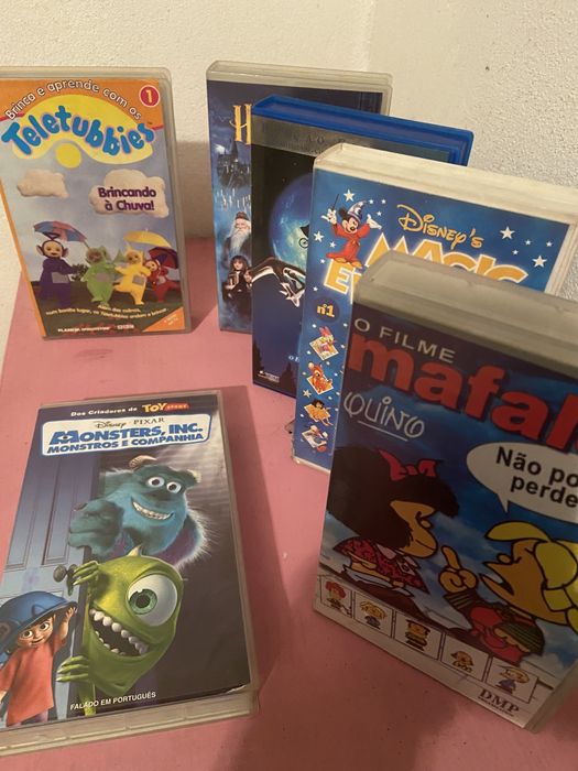 Cassetes VHS filmes da Disney