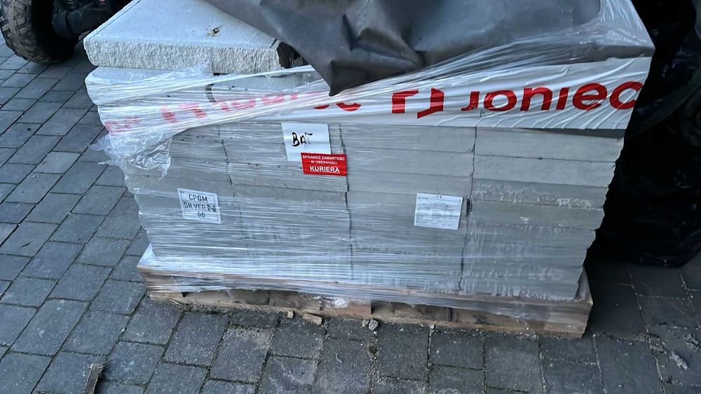 Joniec Silver bloczki 38x22x16 daszki 50x27x6