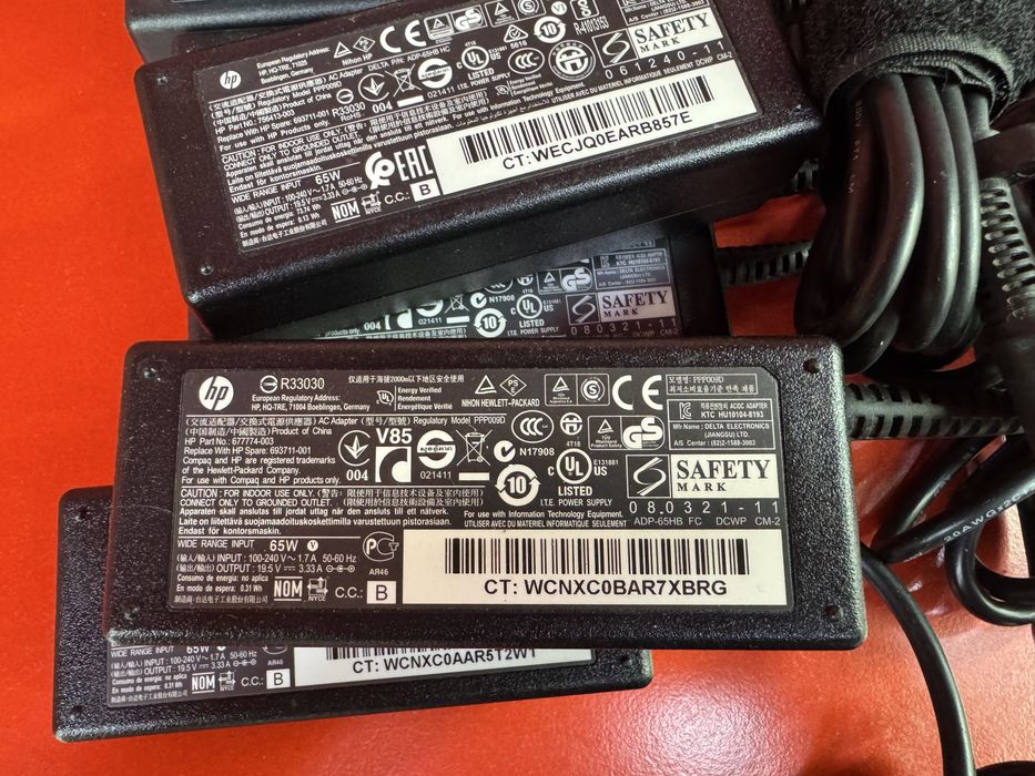 Блок живлення для ноутбука HP 65W /7.4 * 5.0 mm / 19.5v 3.33А / Б/В