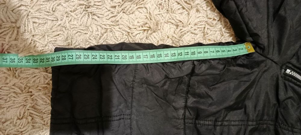 Чорний зимовий напівкомбінезон, штаны лижні розмір 92см