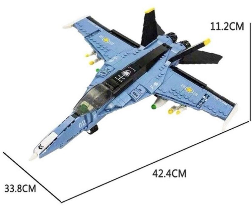 Лего Конструктор військовий винищувач F-16 Air Force 753 деталі
