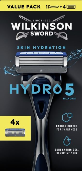 Maszynka do golenia wilkinson sword hydro 5 4 wkłady 5 ostrzowa 1 rączka