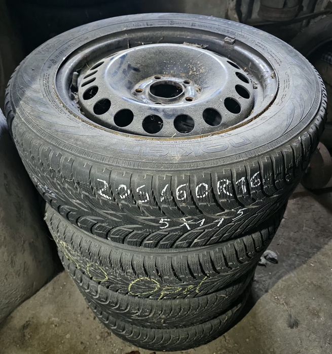 Koła felgi stalowe 16" 5x115 6.5j et41 opony zimowe 205/60R16