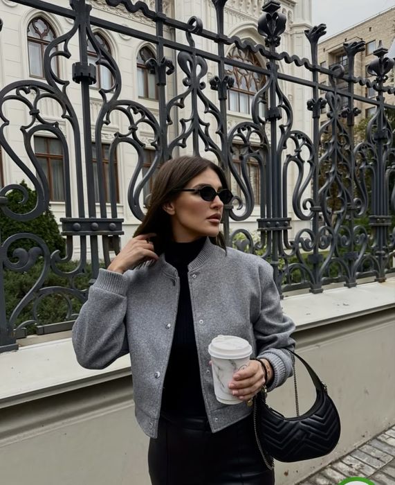 Бомбер в стилі zara