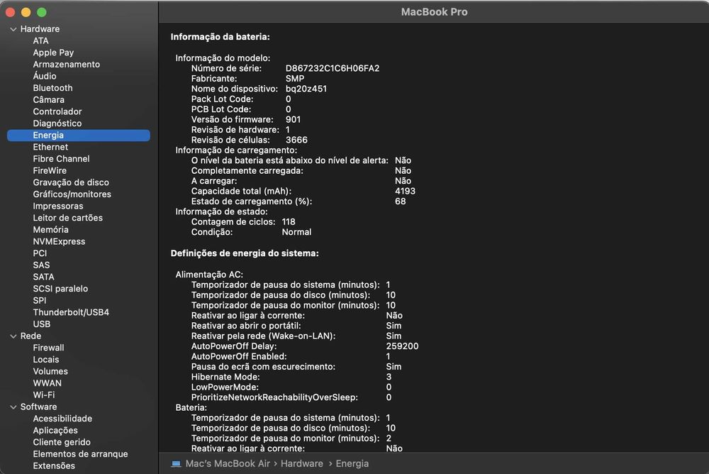 Apple MacBook Pro A1708 Ano de 2017 - Cinza Escuro