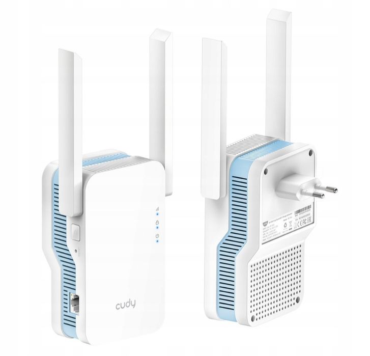 Wzmacniacz sieci zasięgu WIFI-5 Cudy RE1200 Repeater 867 Mb/s