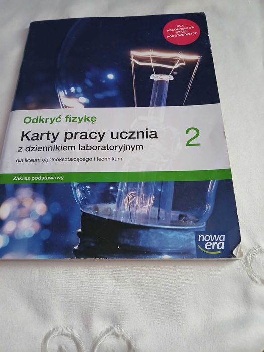 Sprzedam karty pracy ucznia z fizyki nową