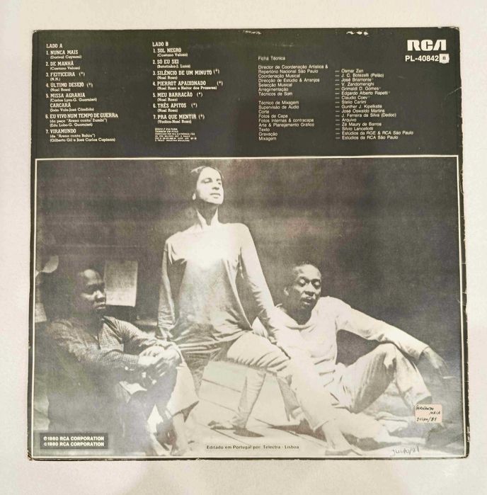 Disco vinil, LP, Maria Bethania