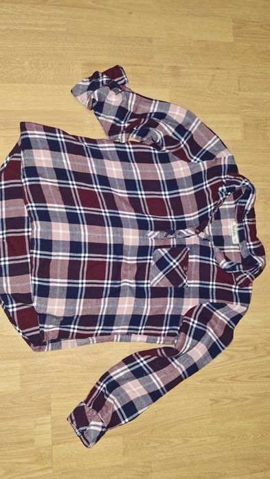 Koszula flanelowa w kratę 44 raczej 42
