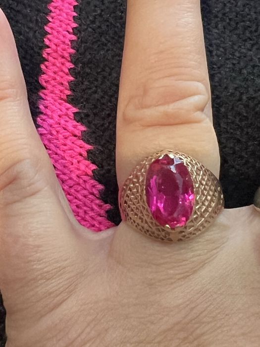 Cydny pierscionek zloto 585