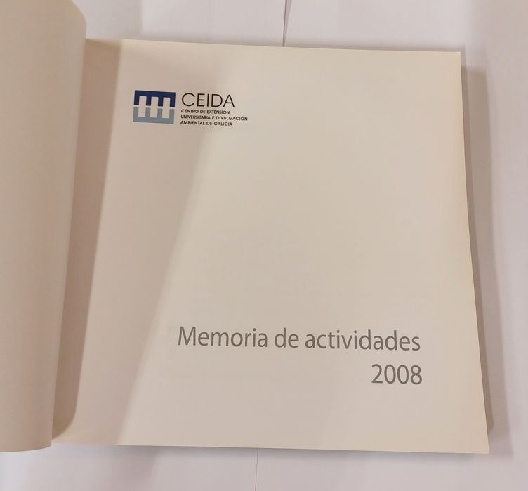 Memoria de actividades 2008