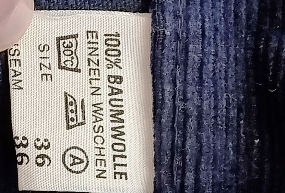 Винтажные вельветовые джинсы TOP W36 U.S.TOP Montana Lee Rifle