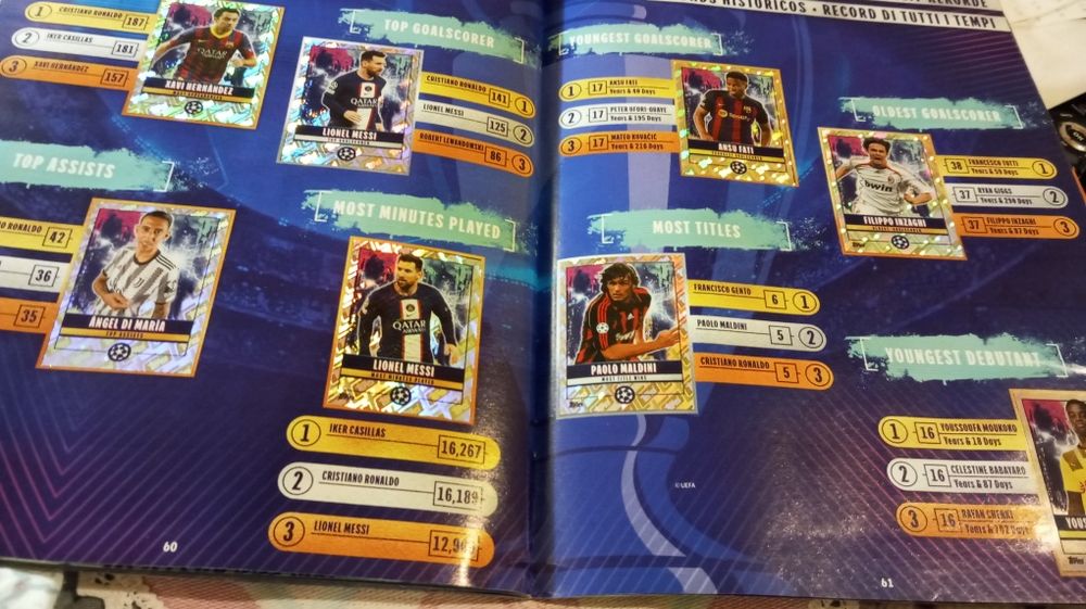 Caderneta Champions league 2022/2023