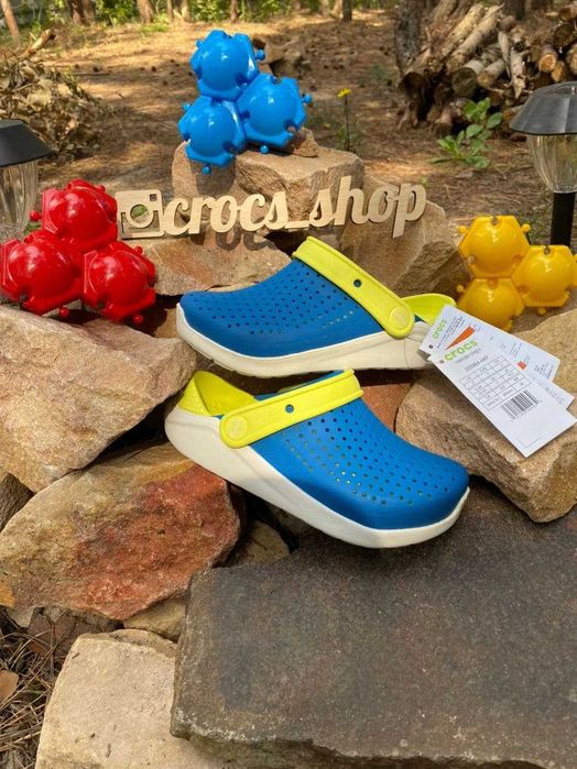 Crocs LiteRide Kids NavyWhite детские кроксы  с10 с11 с13 j1 j2 j3