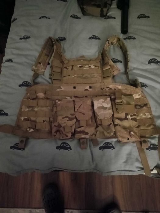 FULL KIT AIRSOFT | Farda , Chest Rig , Capacete , Cinto , Hidration