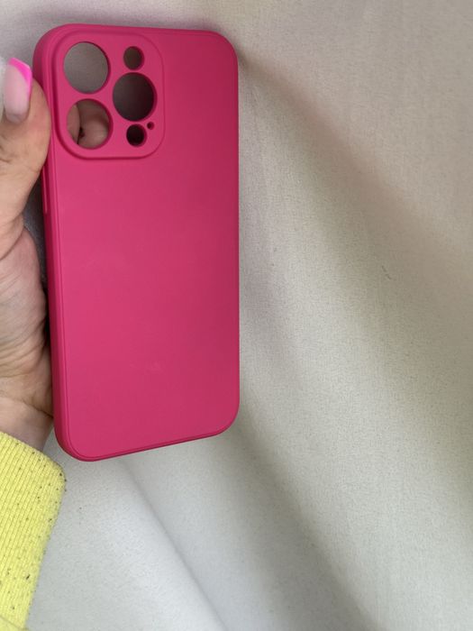 Чехол рожевий на iPhone 15 Pro Max