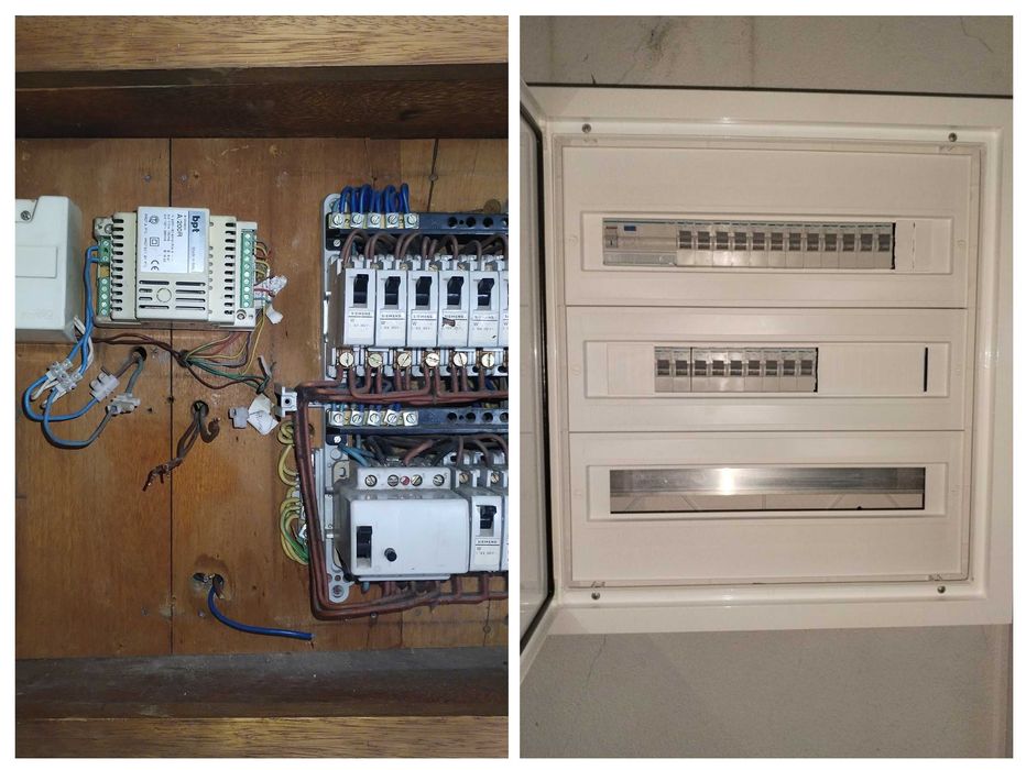 Instalação e reparações elétricas, eu empreiteiro.