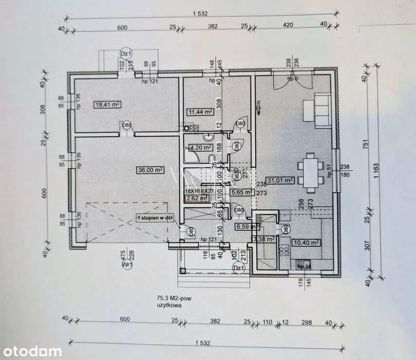 Duży dom do adaptacji na działce 1017 m2