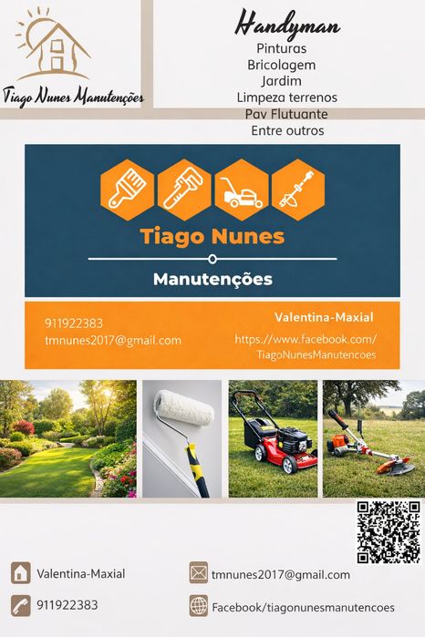 Jardineiro, Pinturas, Limpezas terrenos