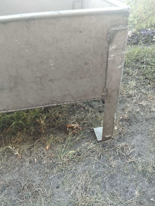 Ванна з харчової нержавіючої сталі б/у