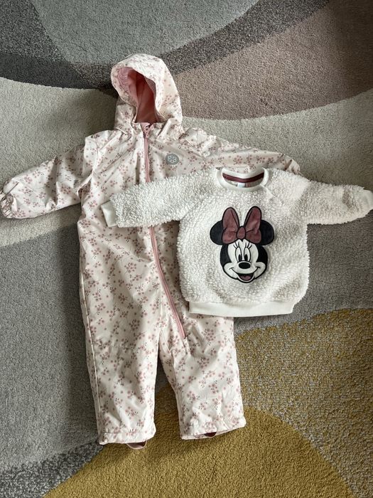 Kombinezon zimowy 92 lupilu ciepla bluza minnie