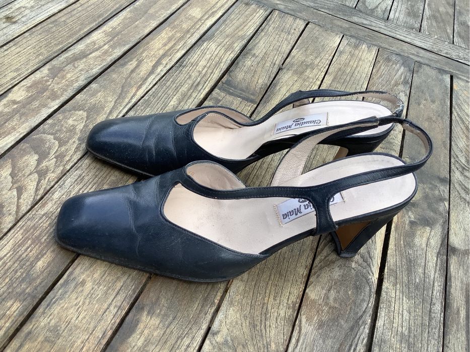 Sapatos de senhora azuis