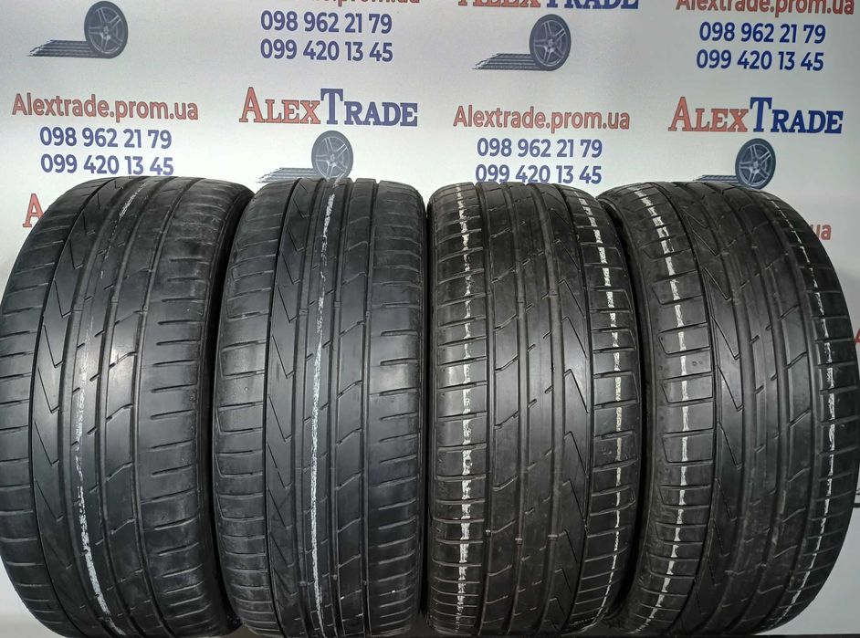 4шт 225/45 R17 Hankook Ventus S1 Evo2 літні шини вживані, протект 7мм