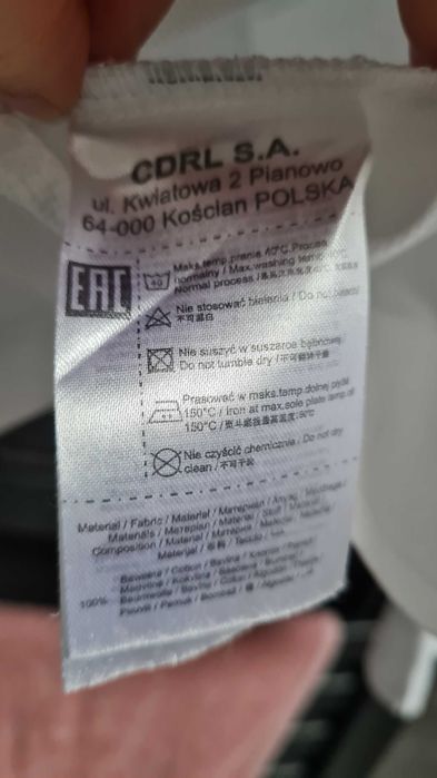 Biała koszula chlopieca na długi rękaw Cocodrillo 146