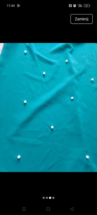 Piękna zielona sukienka