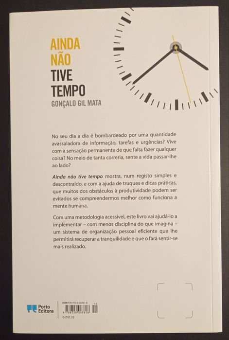 Ainda não tive tempo (de Gonçalo Gil Mata)