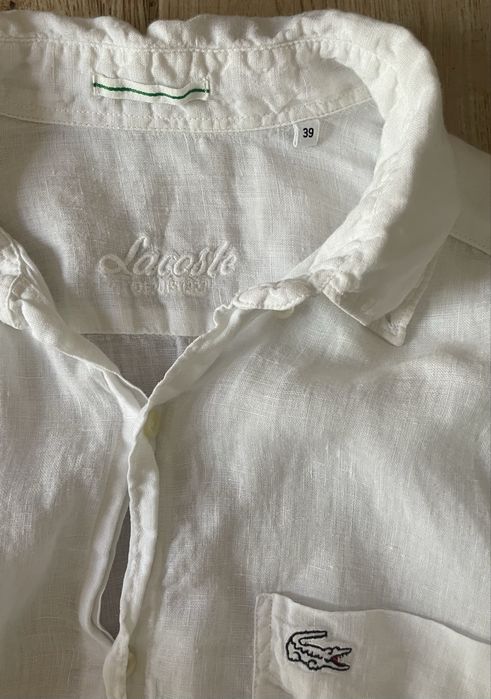 2x Camisas Lacoste (Branco/Azul Claro)